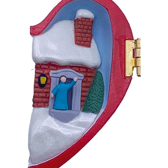 1991 Hallmark Keepsake Heart of Christmas QX435-7 Collectible Ornament in Box - Picture 8 of 9